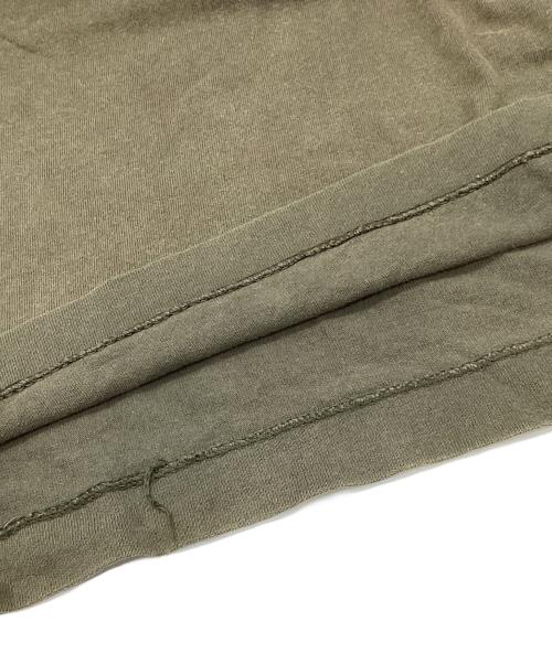 stussy（ステューシー）stussy (ステューシー) 90ｓ クラウンSロゴTシャツ オリーブ サイズ:Mの古着・服飾アイテム