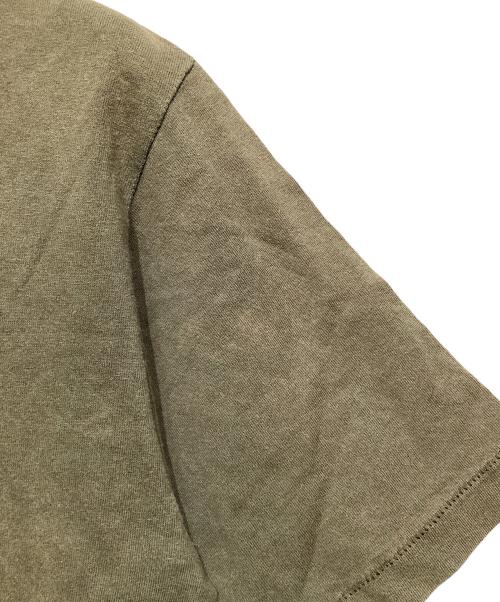stussy（ステューシー）stussy (ステューシー) 90ｓ クラウンSロゴTシャツ オリーブ サイズ:Mの古着・服飾アイテム