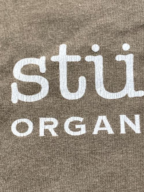 stussy（ステューシー）stussy (ステューシー) 90ｓ クラウンSロゴTシャツ オリーブ サイズ:Mの古着・服飾アイテム
