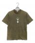 stussy（ステューシー）の古着「90ｓ クラウンSロゴTシャツ」｜オリーブ