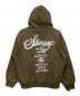 stussy (ステューシー) 90ｓ WORLD TOURプルオーバーパーカー オリーブ サイズ:L：20000円