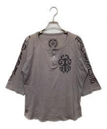 CHROME HEARTS（クロムハーツ）の古着「セメタリークロス ヘンリーネック」｜グレー