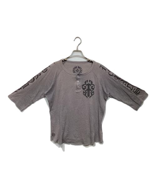 CHROME HEARTS（クロムハーツ）CHROME HEARTS (クロムハーツ) セメタリークロス ヘンリーネック グレー サイズ:XLの古着・服飾アイテム