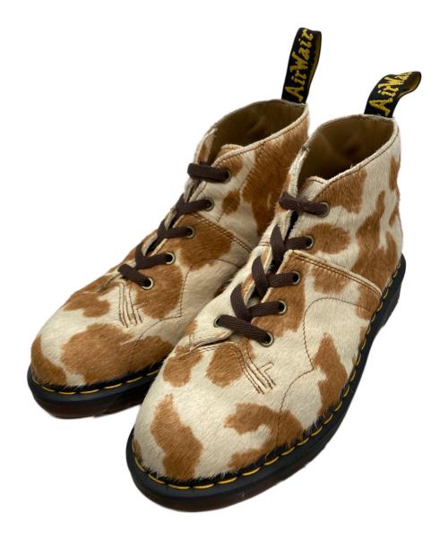 Dr.Martens（ドクターマーチン）Dr.Martens (ドクターマーチン) CHURCH モンキーブーツ ベージュ×ブラウン サイズ:UK8の古着・服飾アイテム
