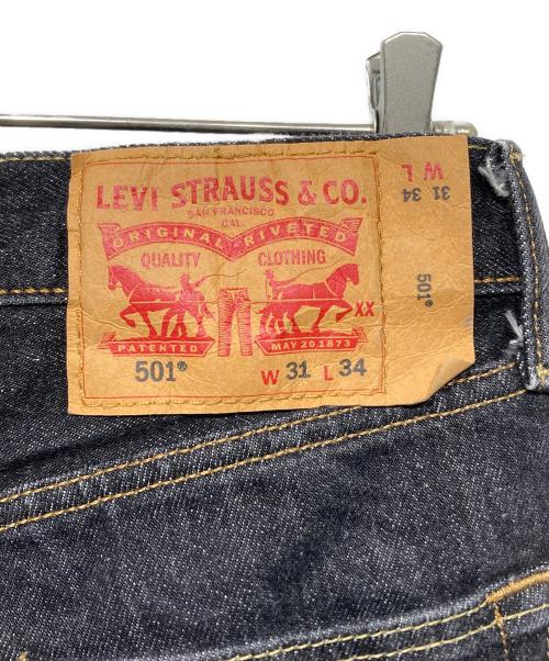 LEVI'S（リーバイス）LEVI'S (リーバイス) 先染め501 ブラックデニムパンツ ブラック サイズ:31の古着・服飾アイテム