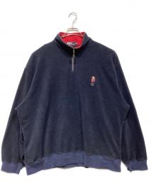 POLO RALPH LAUREN（ポロ・ラルフローレン）の古着「ハーフジップフリース」｜ネイビー