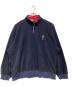 POLO RALPH LAUREN（ポロ・ラルフローレン）の古着「ハーフジップフリース」｜ネイビー