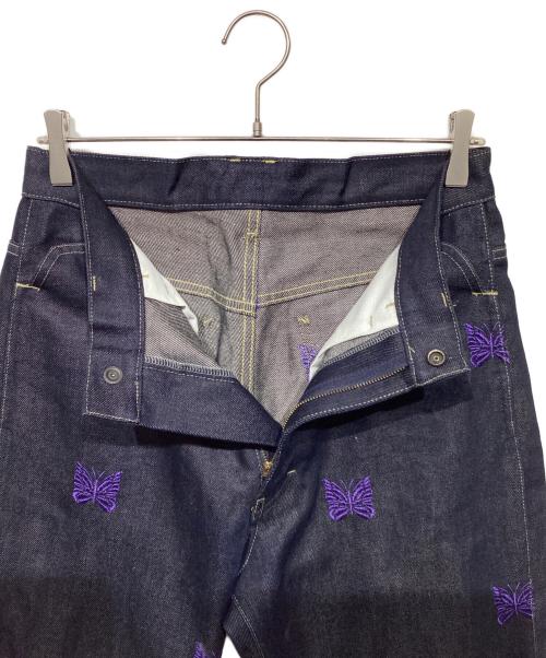 Needles（ニードルズ）Needles (ニードルズ) Rigid Straight Jeans インディゴ サイズ:Sの古着・服飾アイテム