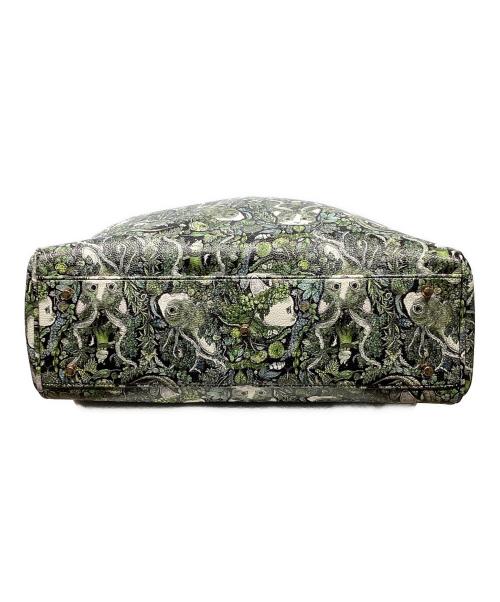 Yuko Higuchi（ユウコ ヒグチ）Yuko Higuchi (ユウコ ヒグチ) HORNS ブリーフトート グリーンの古着・服飾アイテム