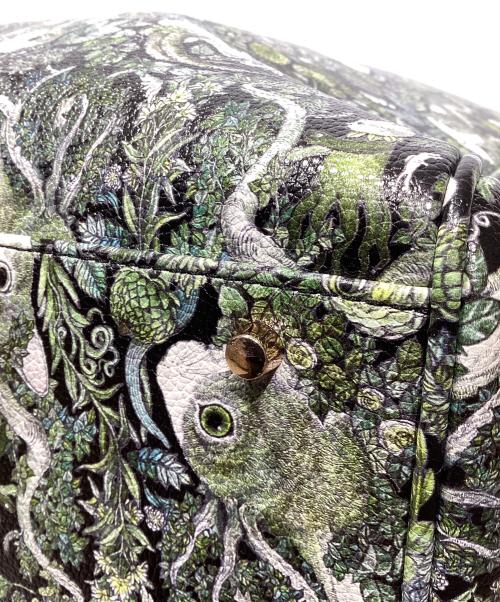 Yuko Higuchi（ユウコ ヒグチ）Yuko Higuchi (ユウコ ヒグチ) HORNS ブリーフトート グリーンの古着・服飾アイテム