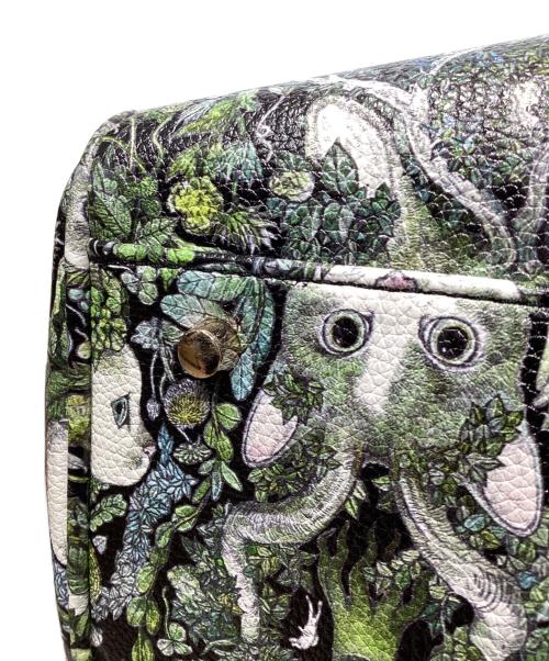 Yuko Higuchi（ユウコ ヒグチ）Yuko Higuchi (ユウコ ヒグチ) HORNS ブリーフトート グリーンの古着・服飾アイテム