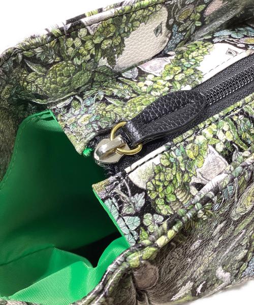 Yuko Higuchi（ユウコ ヒグチ）Yuko Higuchi (ユウコ ヒグチ) HORNS ブリーフトート グリーンの古着・服飾アイテム