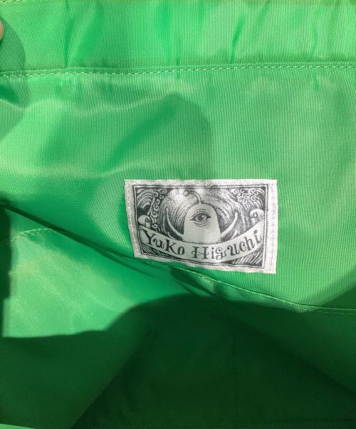 Yuko Higuchi（ユウコ ヒグチ）Yuko Higuchi (ユウコ ヒグチ) HORNS ブリーフトート グリーンの古着・服飾アイテム