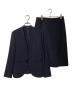 icB（アイシービー）の古着「FiedノーカラージャケットセットアップJKCYBM0211/SKCYBM0210」｜ネイビー