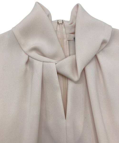 theory luxe（セオリーリュクス）theory luxe (セオリーリュクス) Marvine Sandy ツイストカラーブラウス ピンク サイズ:38の古着・服飾アイテム