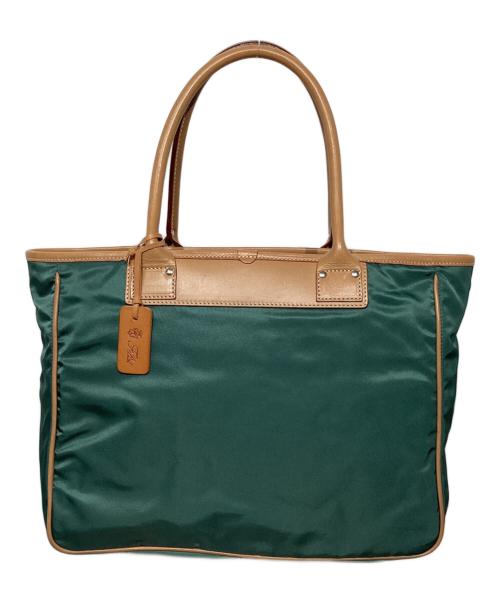 Felisi（フェリージ）Felisi (フェリージ) トートバッグ グリーン×ブラウンの古着・服飾アイテム