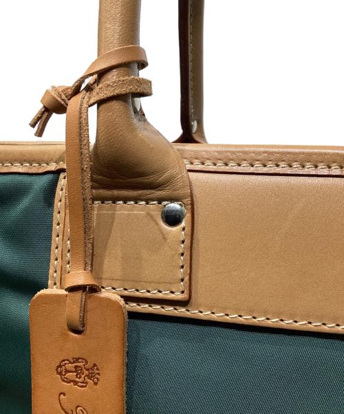 Felisi（フェリージ）Felisi (フェリージ) トートバッグ グリーン×ブラウンの古着・服飾アイテム