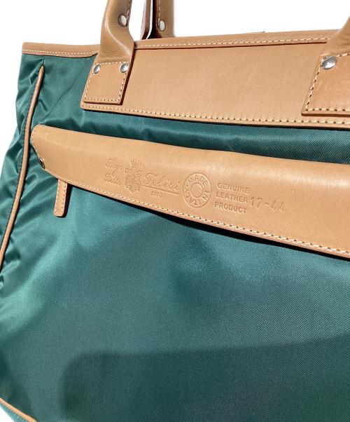 Felisi（フェリージ）Felisi (フェリージ) トートバッグ グリーン×ブラウンの古着・服飾アイテム