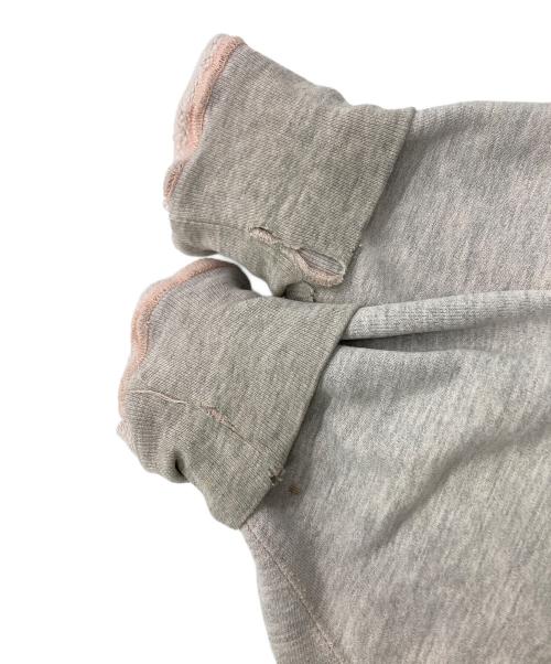 Champion（チャンピオン）Champion (チャンピオン) 80s トリコタグ 霜降りピンク　リバースウィーブスウェット グレー×ピンク サイズ:LARGEの古着・服飾アイテム