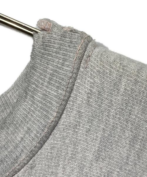 Champion（チャンピオン）Champion (チャンピオン) 80s トリコタグ 霜降りピンク　リバースウィーブスウェット グレー×ピンク サイズ:LARGEの古着・服飾アイテム