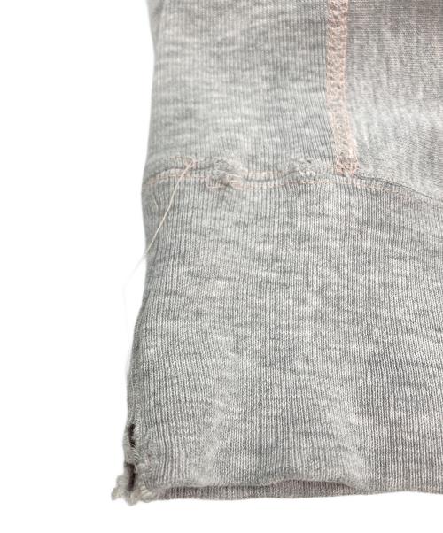 Champion（チャンピオン）Champion (チャンピオン) 80s トリコタグ 霜降りピンク　リバースウィーブスウェット グレー×ピンク サイズ:LARGEの古着・服飾アイテム