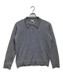 gajess（ガジェス）の古着「Kanon Logo Polo Knit」｜グレー