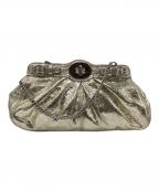 COACHコーチ）の古着「チェーンハンドバッグ」｜ゴールド