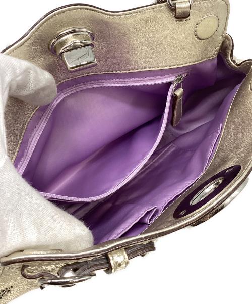 COACH（コーチ）COACH (コーチ) チェーンハンドバッグ ゴールドの古着・服飾アイテム