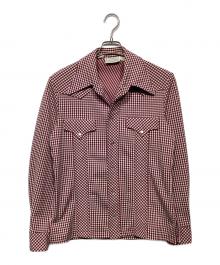 H BAR C（エイチバーシー）の古着「50ｓ ウエスタンシャツ」｜レッド