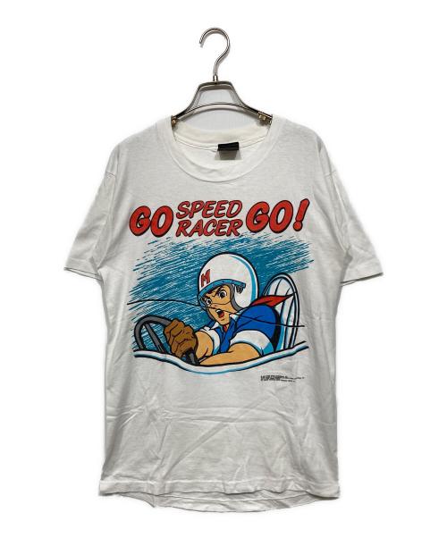 CHANGES（チェンジズ）CHANGES (チェンジズ) マッハgogogo プリントTシャツ ブラック サイズ:Lの古着・服飾アイテム