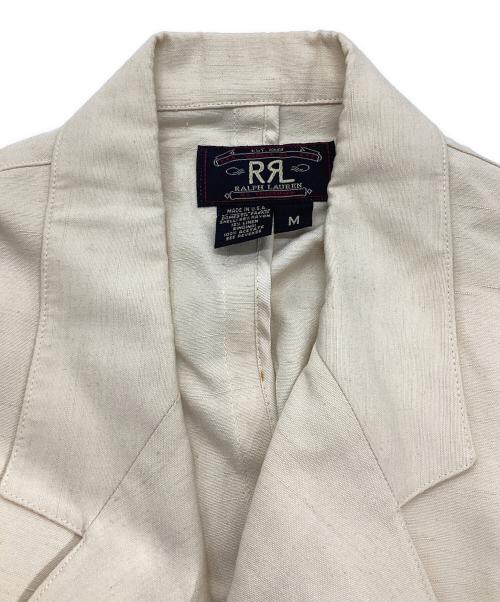 RRL（ダブルアールエル）RRL (ダブルアールエル) リネンレーヨン3Bジャケット ベージュ サイズ:Mの古着・服飾アイテム