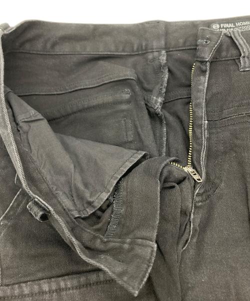 FINAL HOME（ファイナルホーム）FINAL HOME (ファイナルホーム) カーゴパンツ ブラック サイズ:Sの古着・服飾アイテム
