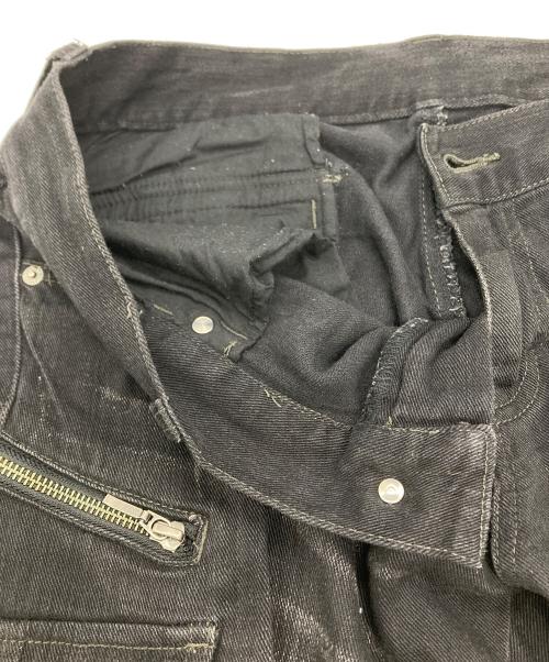 TORNADO MART（トルネードマート）TORNADO MART (トルネードマート) ギャザーデニムパンツ ブラック サイズ:Lの古着・服飾アイテム