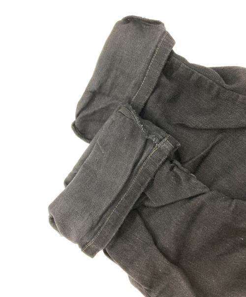 TORNADO MART（トルネードマート）TORNADO MART (トルネードマート) ギャザーデニムパンツ ブラック サイズ:Lの古着・服飾アイテム