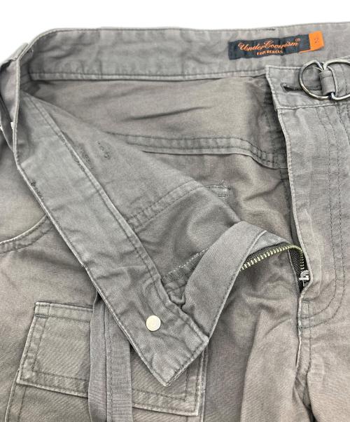 UNDERCOVERISM（アンダーカバーイズム）UNDERCOVERISM (アンダーカバーイズム) スタッズブッシュパンツ ブラウン サイズ:2の古着・服飾アイテム