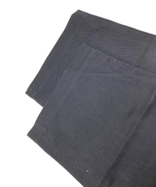 UNDERCOVER（アンダーカバー）UNDERCOVER (アンダーカバー) ビニール切替コットンパンツ ブラック サイズ:Lの古着・服飾アイテム