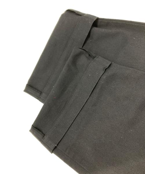 UNDERCOVER（アンダーカバー）UNDERCOVER (アンダーカバー) ビニール切替コットンパンツ ブラック サイズ:Lの古着・服飾アイテム