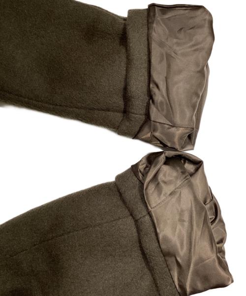 JOURNAL STANDARD（ジャーナルスタンダード）JOURNAL STANDARD (ジャーナルスタンダード) ウールアンゴラバルカラーミドルコート オリーブ サイズ:38の古着・服飾アイテム