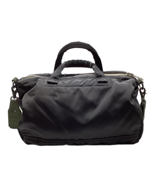 PORTER（ポーター）PORTER (ポーター) 376-16841　PX TANKER 2WAY DOCTORS BAG  ブラック×オリーブの古着・服飾アイテム