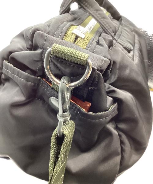 PORTER（ポーター）PORTER (ポーター) 376-16841　PX TANKER 2WAY DOCTORS BAG  ブラック×オリーブの古着・服飾アイテム