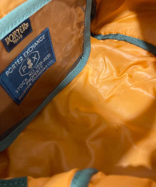 PORTER（ポーター）PORTER (ポーター) 376-16841　PX TANKER 2WAY DOCTORS BAG  ブラック×オリーブの古着・服飾アイテム