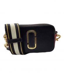 MARC JACOBS（マークジェイコブズ）の古着「スナップショットショルダーバッグM0012007-011」｜ブラック×レッド