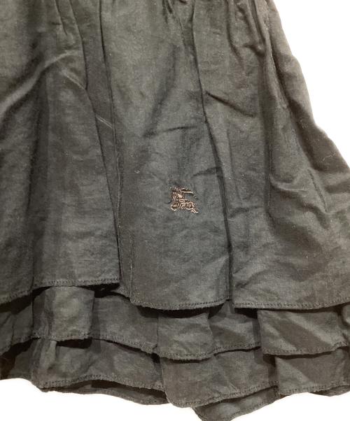 BURBERRY BLUE LABEL（バーバリー ブルー レーベル）BURBERRY BLUE LABEL (バーバリー ブルー レーベル) ノースリーブブラウス ブラック サイズ:36の古着・服飾アイテム