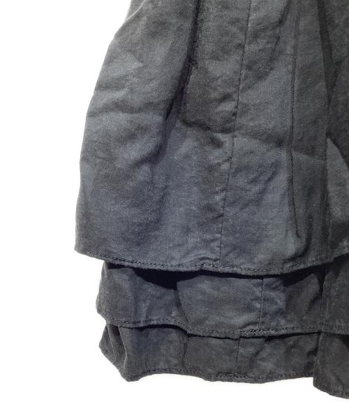 BURBERRY BLUE LABEL（バーバリー ブルー レーベル）BURBERRY BLUE LABEL (バーバリー ブルー レーベル) ノースリーブブラウス ブラック サイズ:36の古着・服飾アイテム