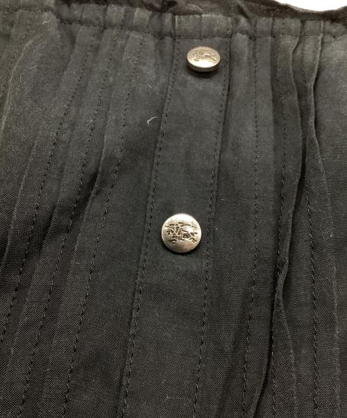 BURBERRY BLUE LABEL（バーバリー ブルー レーベル）BURBERRY BLUE LABEL (バーバリー ブルー レーベル) ノースリーブブラウス ブラック サイズ:36の古着・服飾アイテム