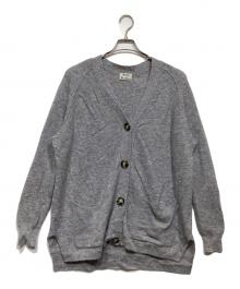 Acne studios（アクネ ストゥディオズ）の古着「アルパカ混ニットカーディガン」｜グレー