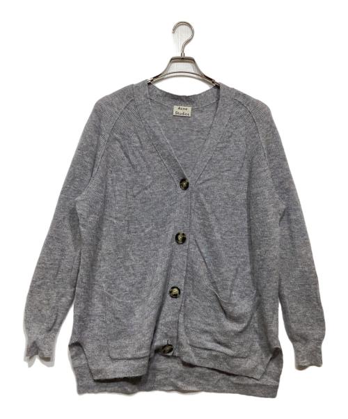 Acne studios（アクネ ストゥディオズ）Acne studios (アクネ ストゥディオズ) アルパカ混ニットカーディガン グレー サイズ:XSの古着・服飾アイテム