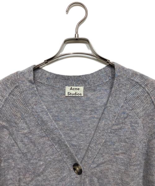 Acne studios（アクネ ストゥディオズ）Acne studios (アクネ ストゥディオズ) アルパカ混ニットカーディガン グレー サイズ:XSの古着・服飾アイテム