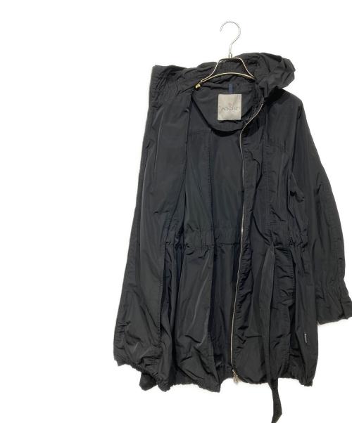 MONCLER（モンクレール）MONCLER (モンクレール) DOMITILLEウエストリボンコート ブラック サイズ:1の古着・服飾アイテム