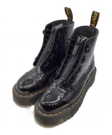 Dr.Martens（ドクターマーチン）の古着「SINCLAIR　レオパードエンボスブーツ」｜ブラック
